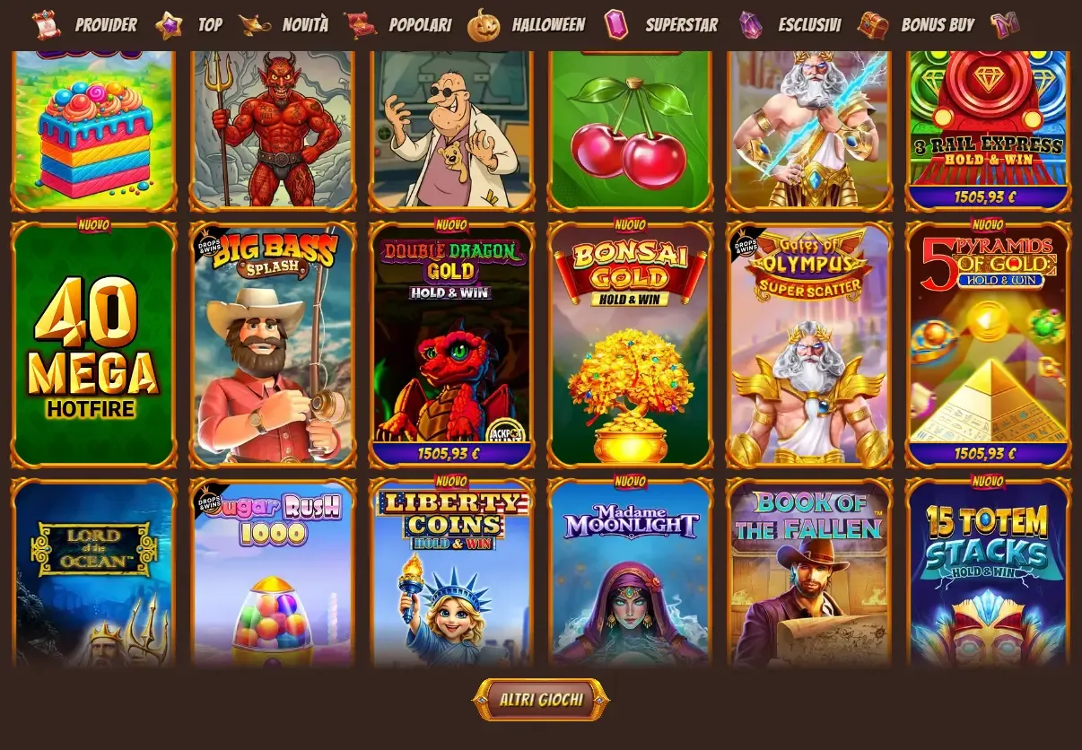 Giochi Alawin Casino